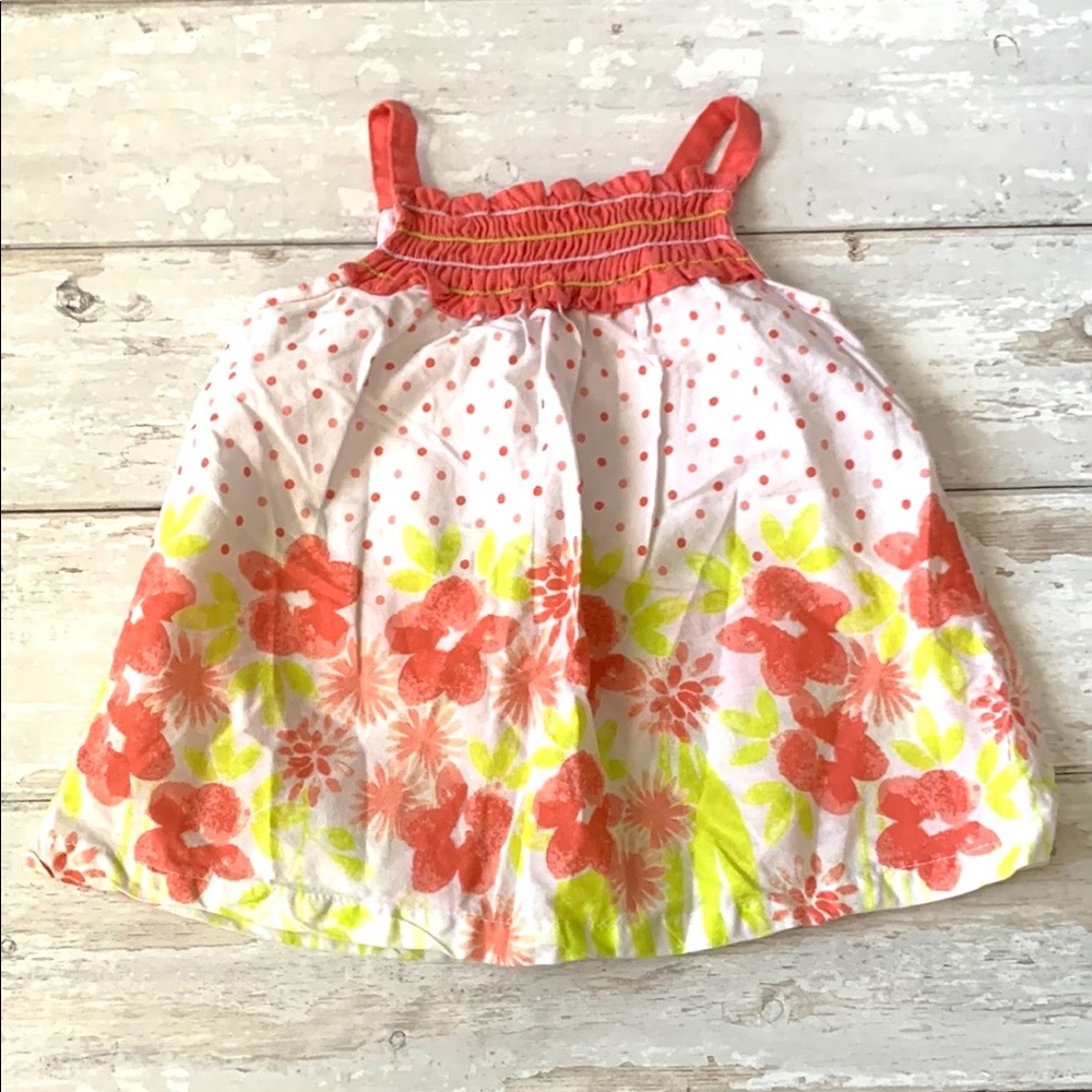Gymboree 18m Girls Tank Top Floral Sleeveless Shirt A-Line Baby Toddler Summer
